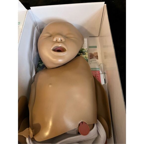 Infant CPR Anytime Kit AHA Heart Association DVD Training + Baby Manikin - NEW - Picture 5 of 5